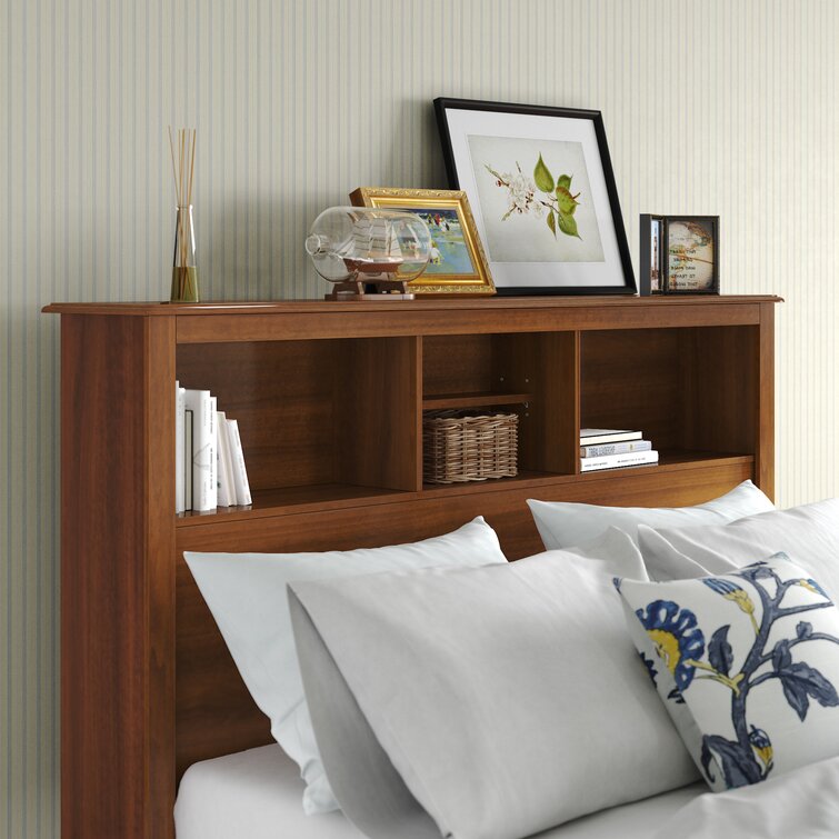 King on sale bookcase headboard